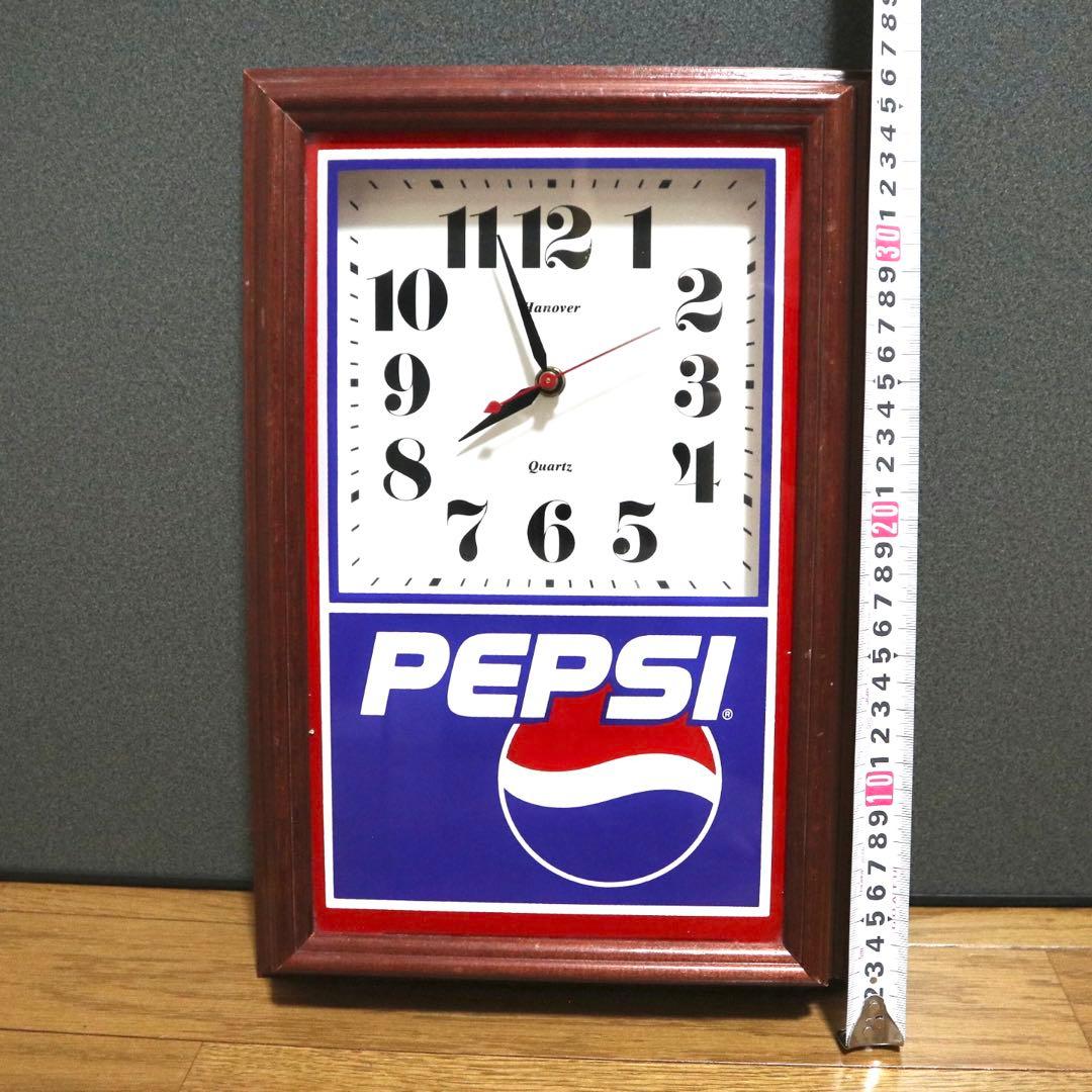 【動作確認済】ペプシ PEPSI ハノーファー HANOVER 壁掛け時計