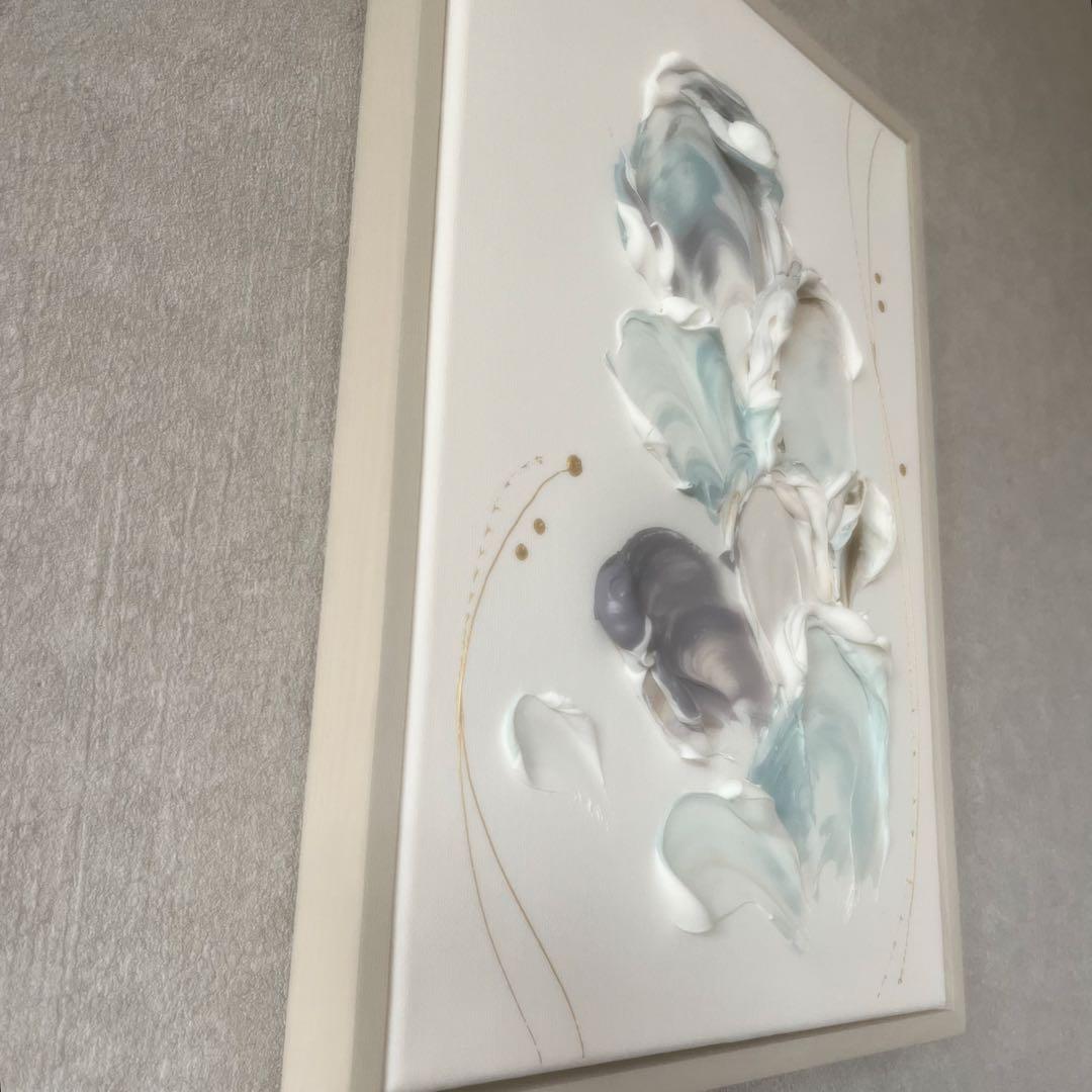 現代アート　35×26㎝　フレーム付き　インテリア　モダン　アートパネル　抽象画