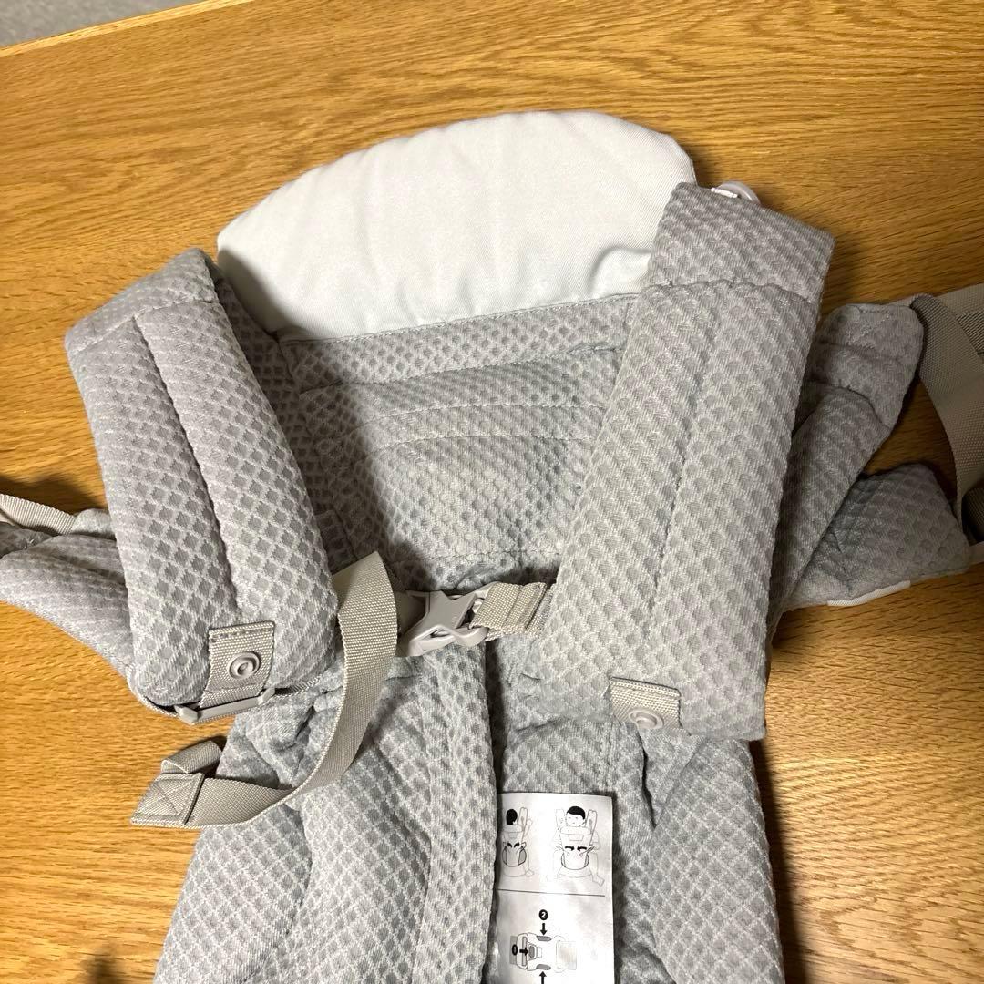 【美品】エルゴベビー オムニブリーズ パールグレー 抱っこ紐