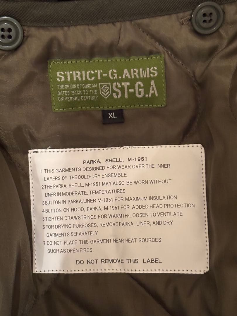 ★値下げ★ZEONモッズコート【未使用】STRICT-G.ARMS