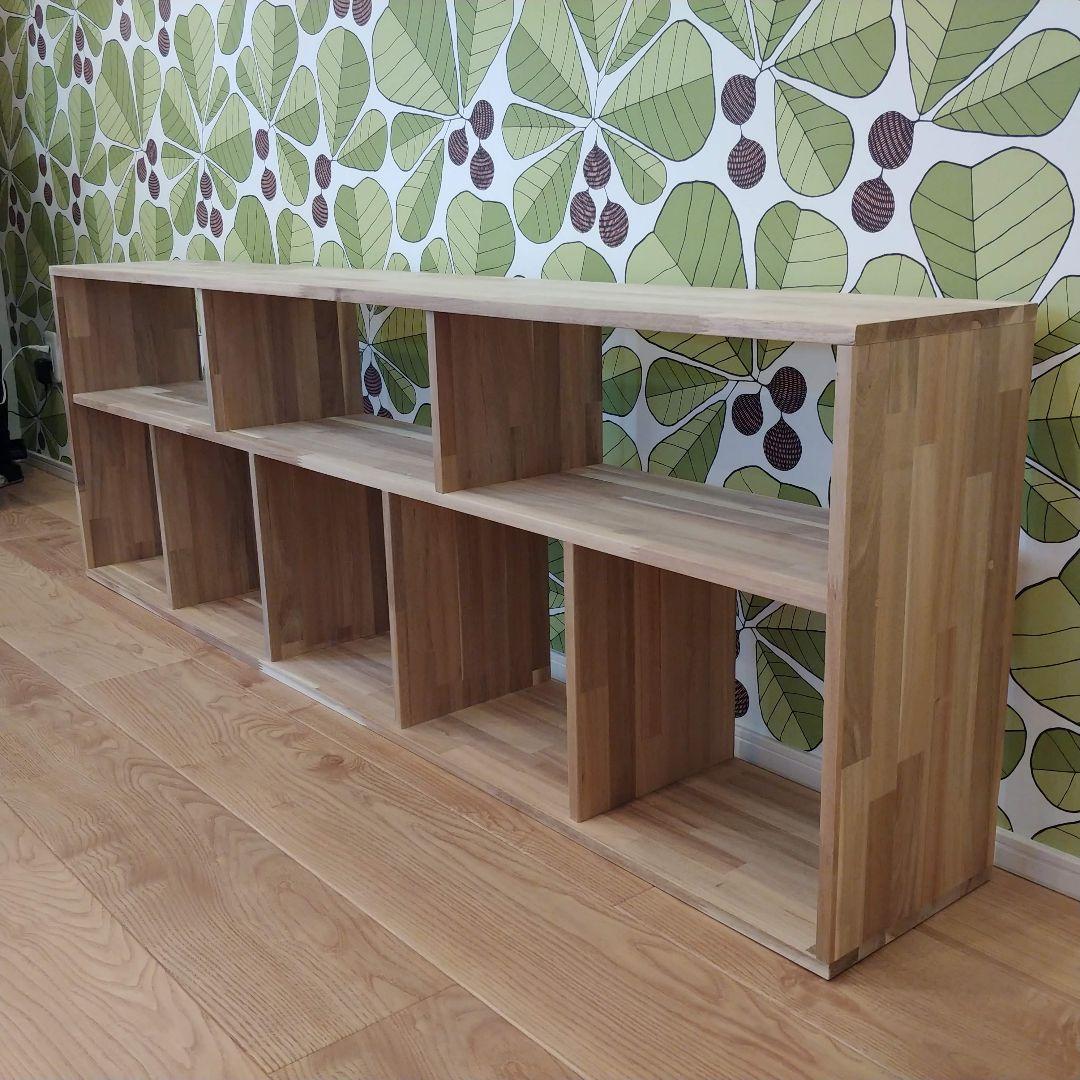 おもちゃ棚　✨　絵本棚　木製棚　ウッドシェルフ　モンテッソーリ　アカシア