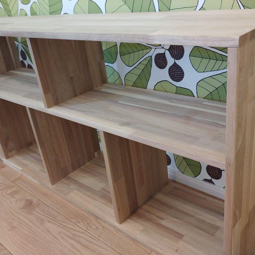 おもちゃ棚　✨　絵本棚　木製棚　ウッドシェルフ　モンテッソーリ　アカシア