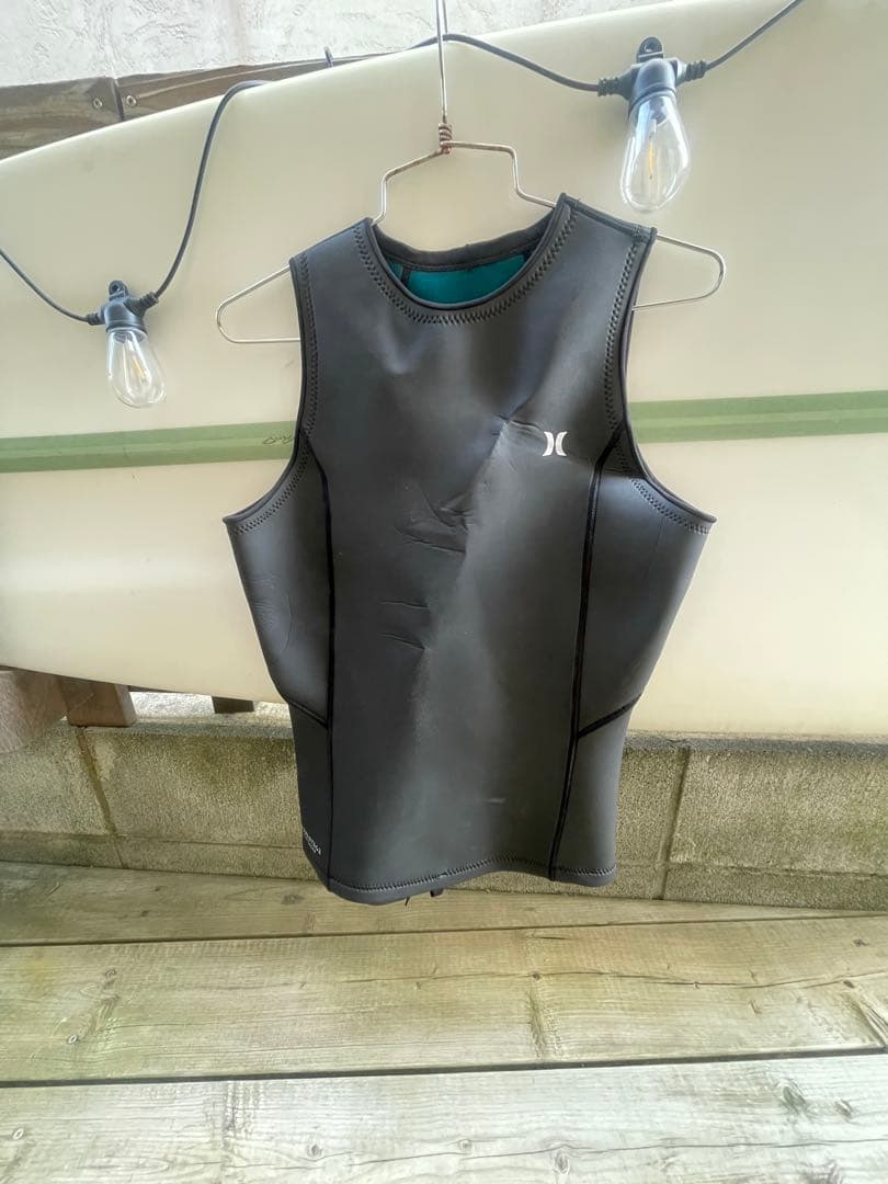 Hurley ウェットスーツベスト ブラック 未使用タグ付き