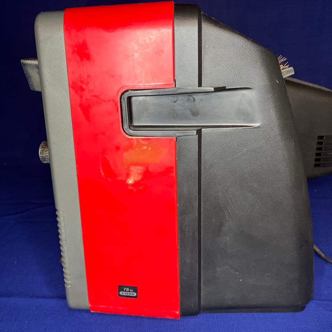 画面映ります。　SHARP レトロテレビ