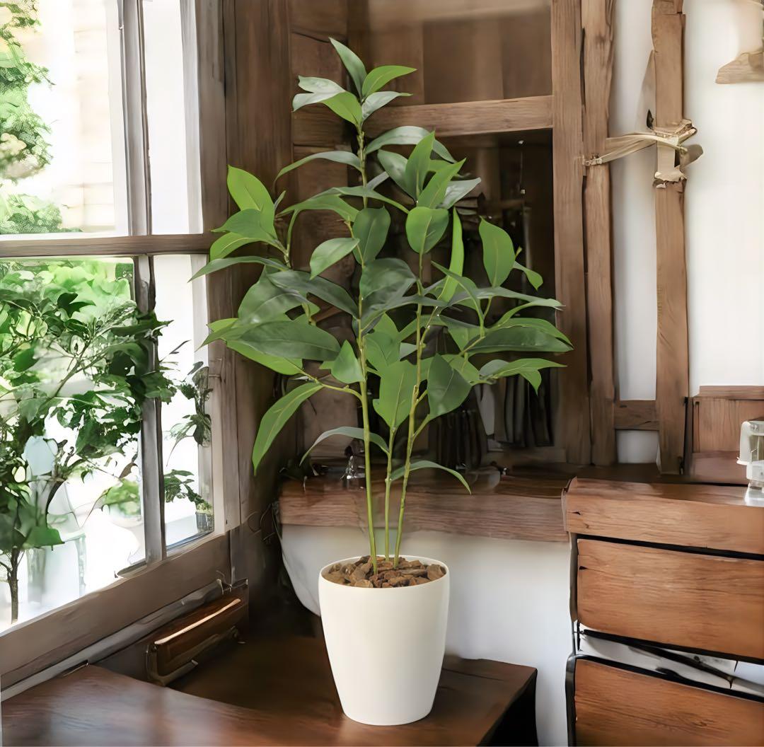 光触媒　人工観葉植物　ウォールグリーン　フェイクグリーン　ローレル90