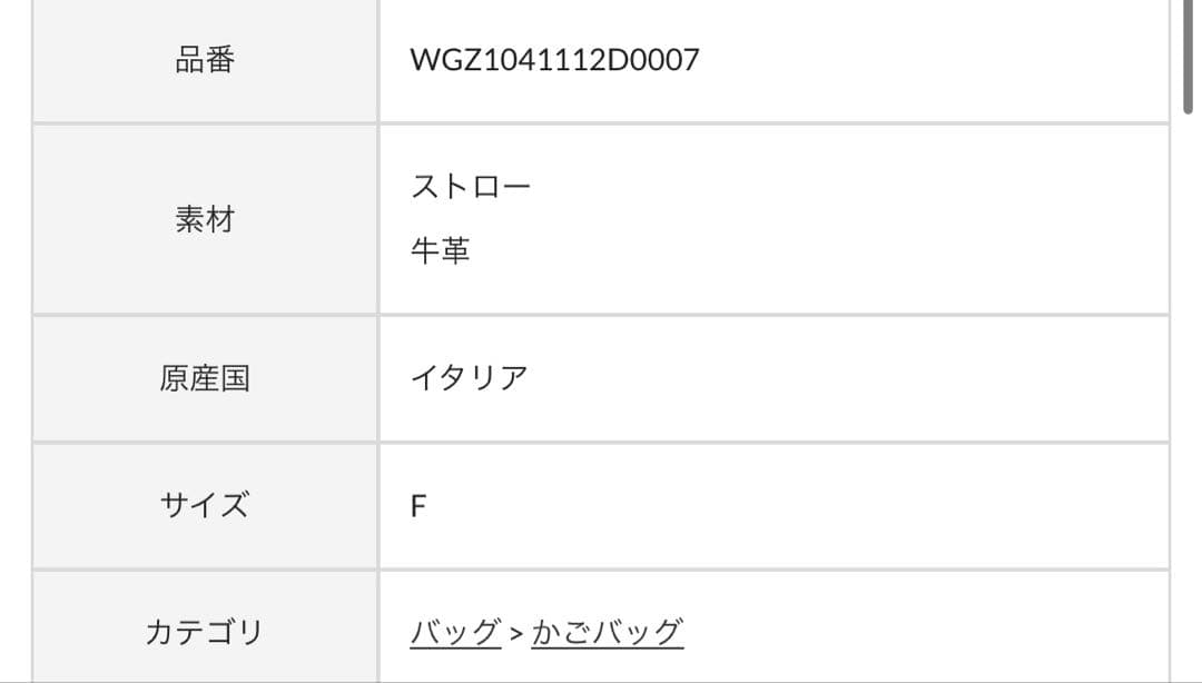 【新品:定価52800】Whim Gazette ストローショルダーバッグ 黒