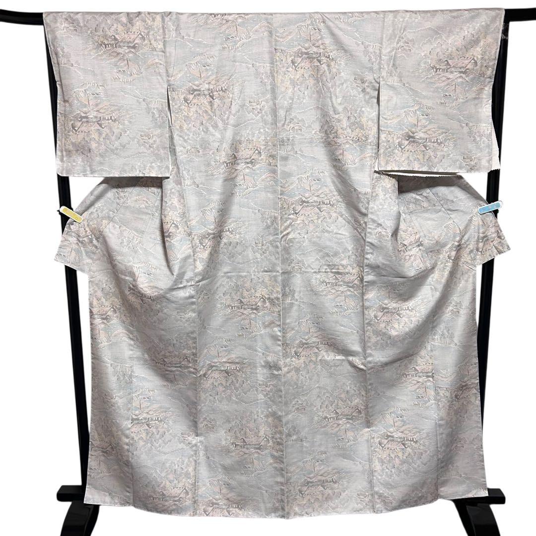 H*u様 未使用　新品　美品　袷　正絹　証紙付き　本場大島紬　フルセット　塩瀬名
