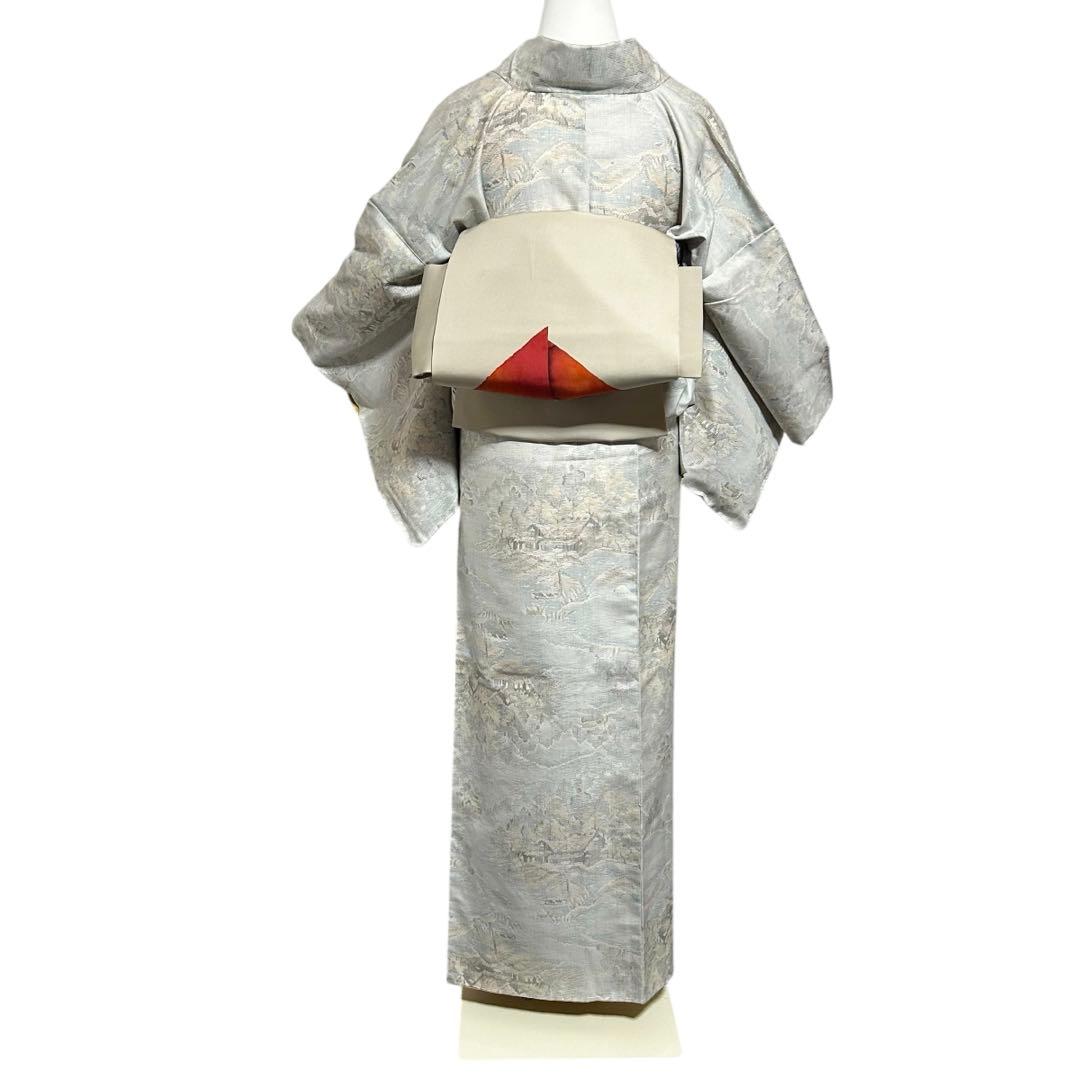 H*u様 未使用　新品　美品　袷　正絹　証紙付き　本場大島紬　フルセット　塩瀬名