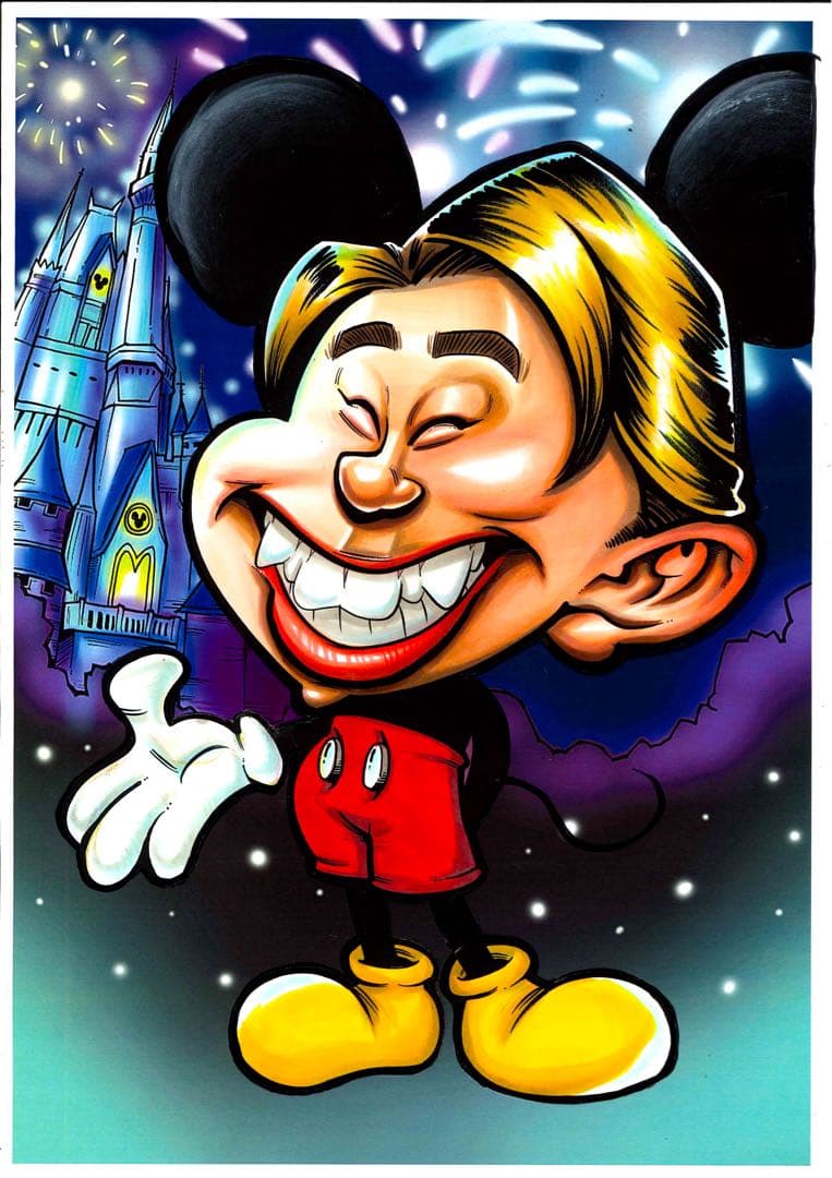 世界で1枚のオーダーメイド似顔絵★還暦☆大人数okアレンジok