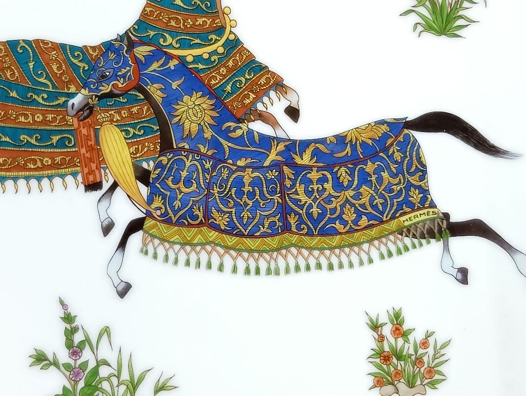 476 HERMES エルメス 馬のデザイン 装飾皿