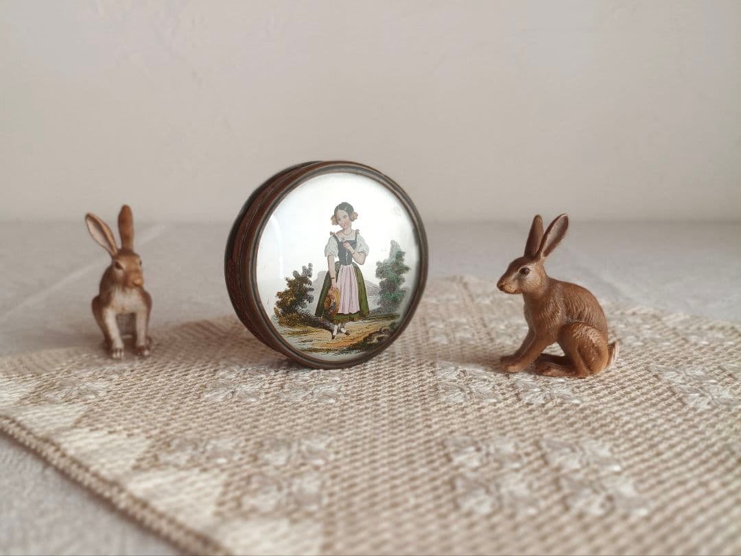 【プップさま】antique box ୨୧ 19世紀の古い古い ボンボニエール