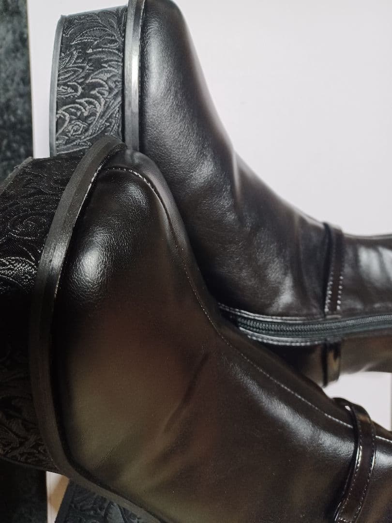 HARE　ガラソールチャンキーブーツ　ブラック　L