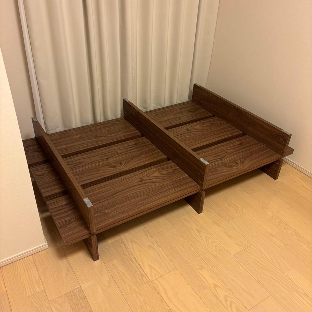たんしおにしなさーーあああああぁい！　LOWYA ダブル　ベッドフレーム