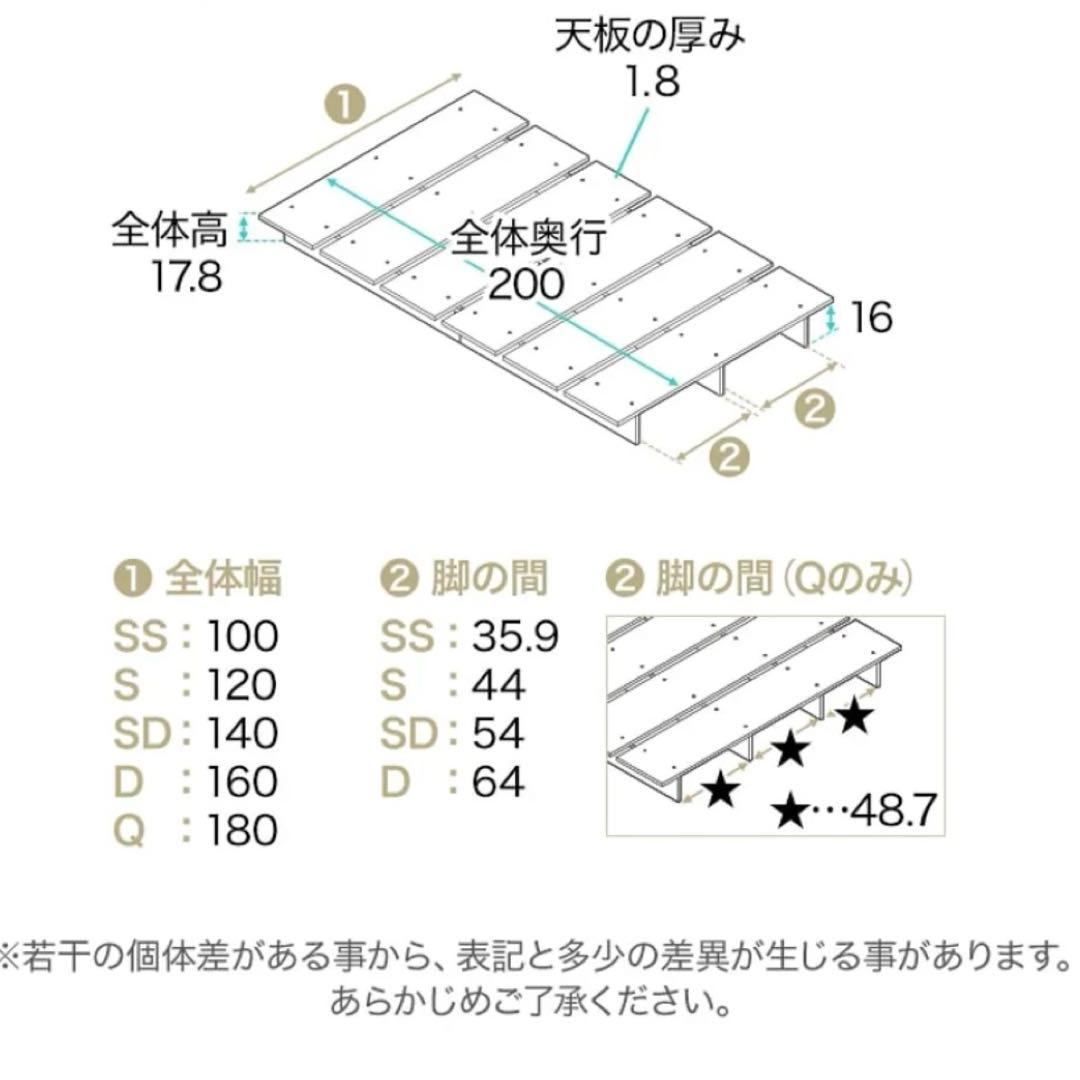 たんしおにしなさーーあああああぁい！　LOWYA ダブル　ベッドフレーム