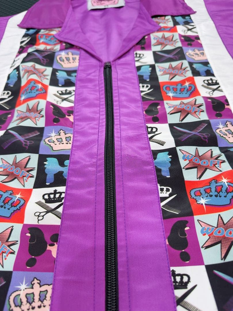 トリマーエプロン、レトロガール、スクラブ