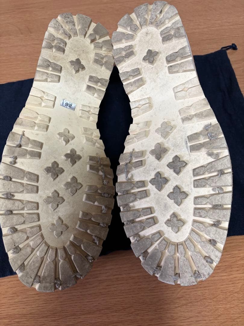 ミハラヤスヒロ ブラウン パテントレザー ローファー　26cm