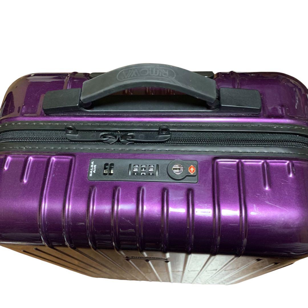 美品‼️RIMOWA リモワ サルサ 4輪キャリーケース 紫 USBポートキャビン