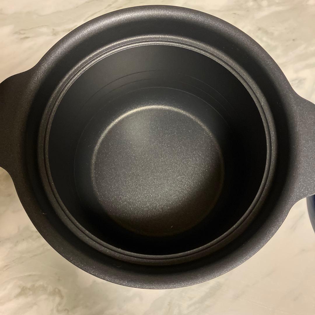 栗原はるみ　万能鍋　大　ネイビー