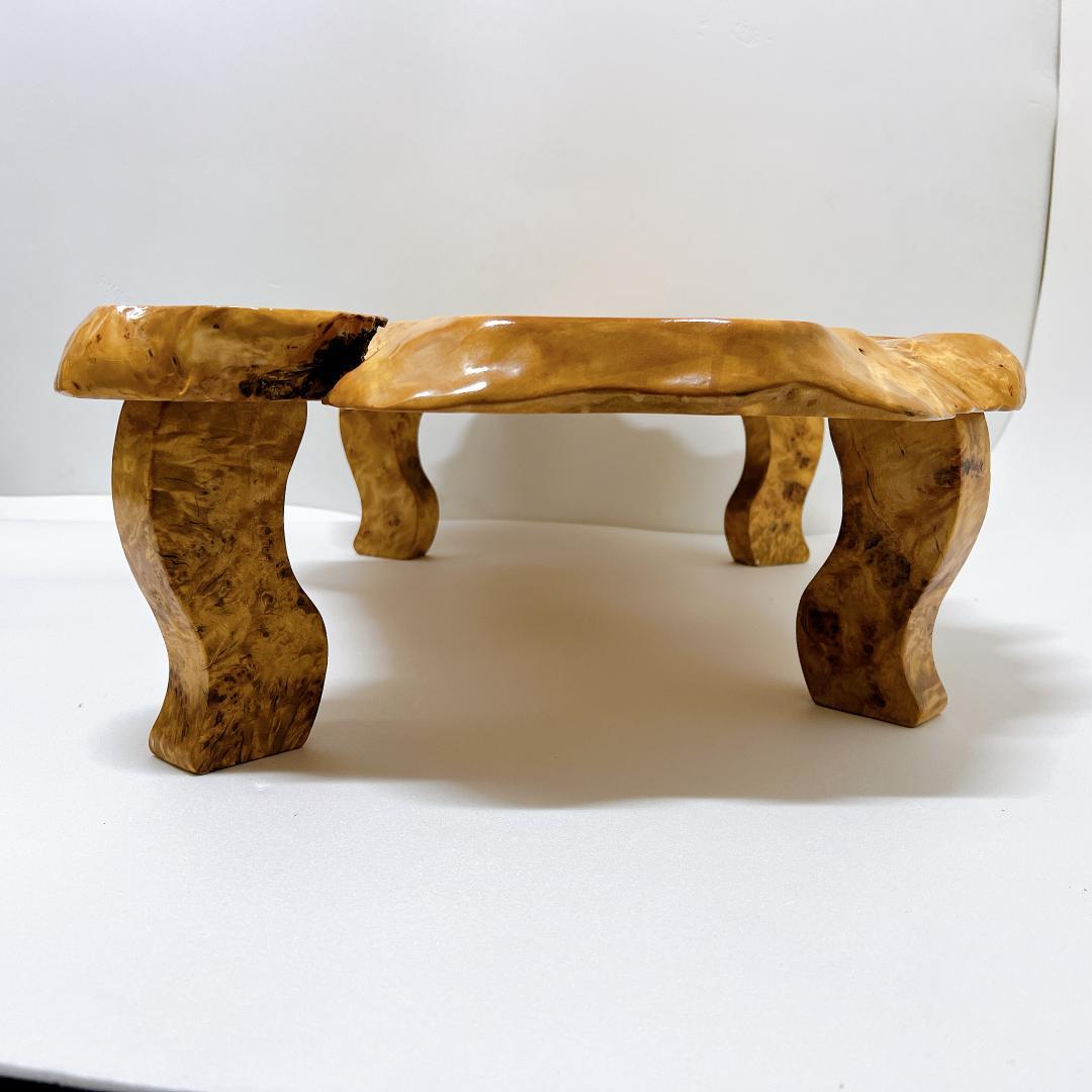 【良品✨送料無料】一枚板 ローテーブル 座卓 和テーブル 天然木 和モダン 和風