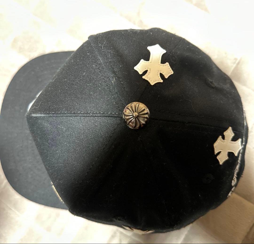 Chrome Hearts クロス刺繍キャップ