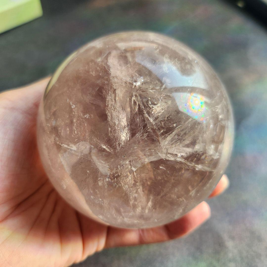 【一点物】アメジスト スフィア 丸玉 大 ✩.*˚天然石×インテリア