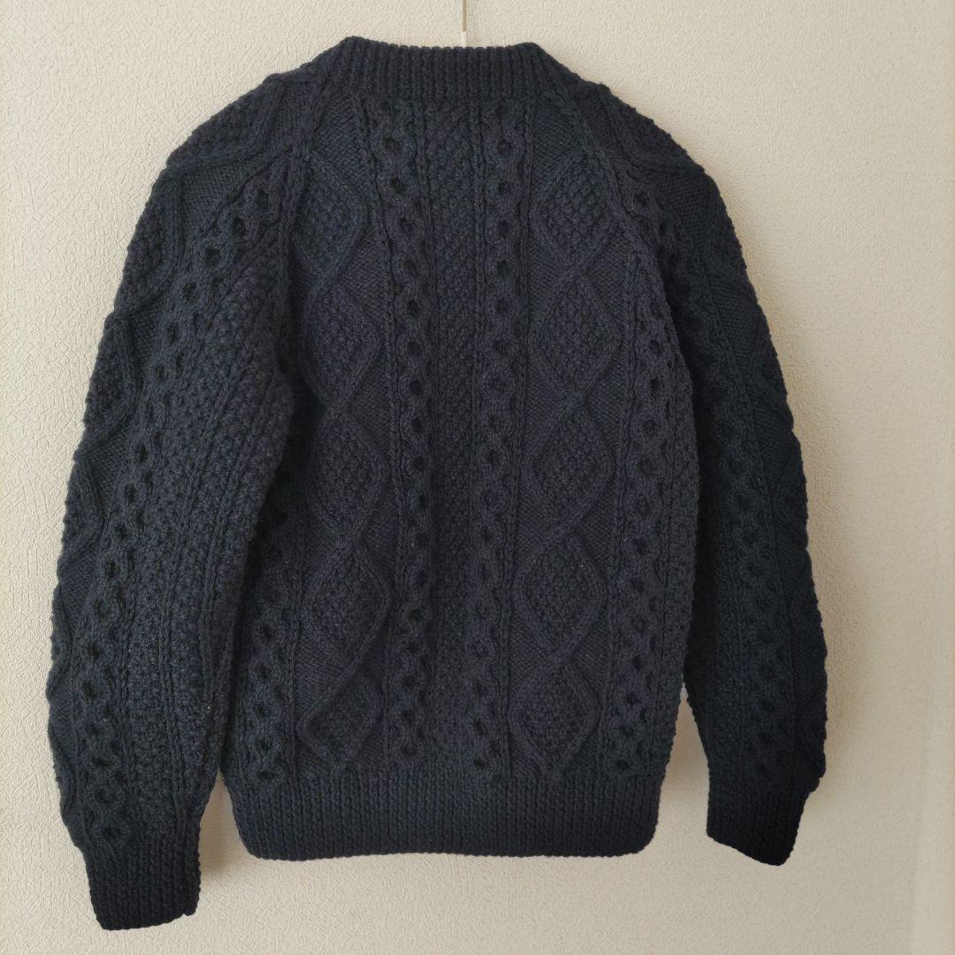 AthenaDesigns 　ニットカーディガン　ネイビー