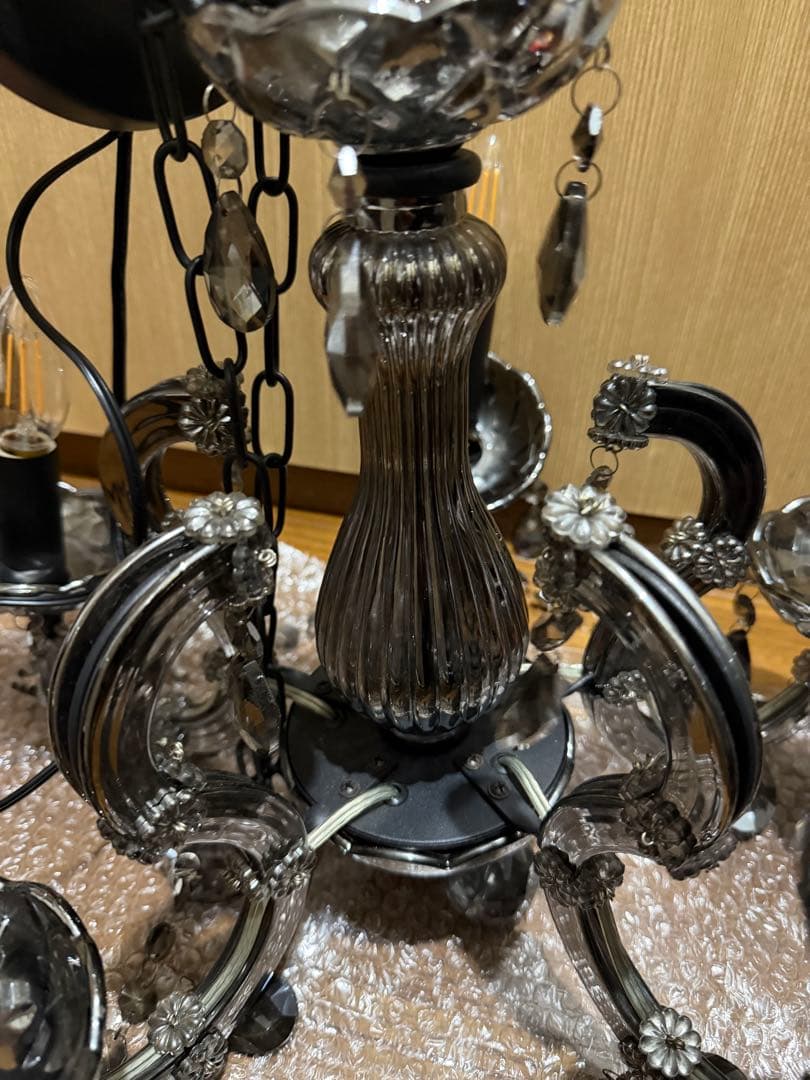 エレガントなクリスタルシャンデリア 5灯