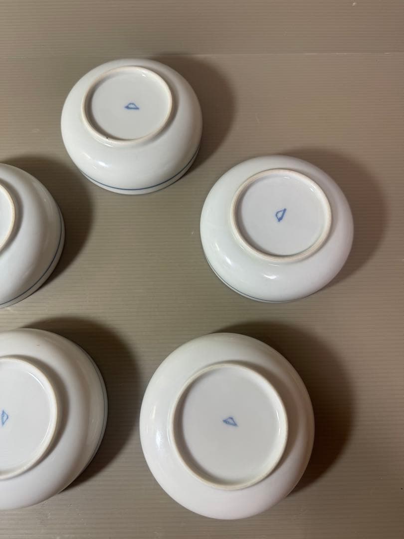 2932 深川製磁　花鳥文　小鉢　5客