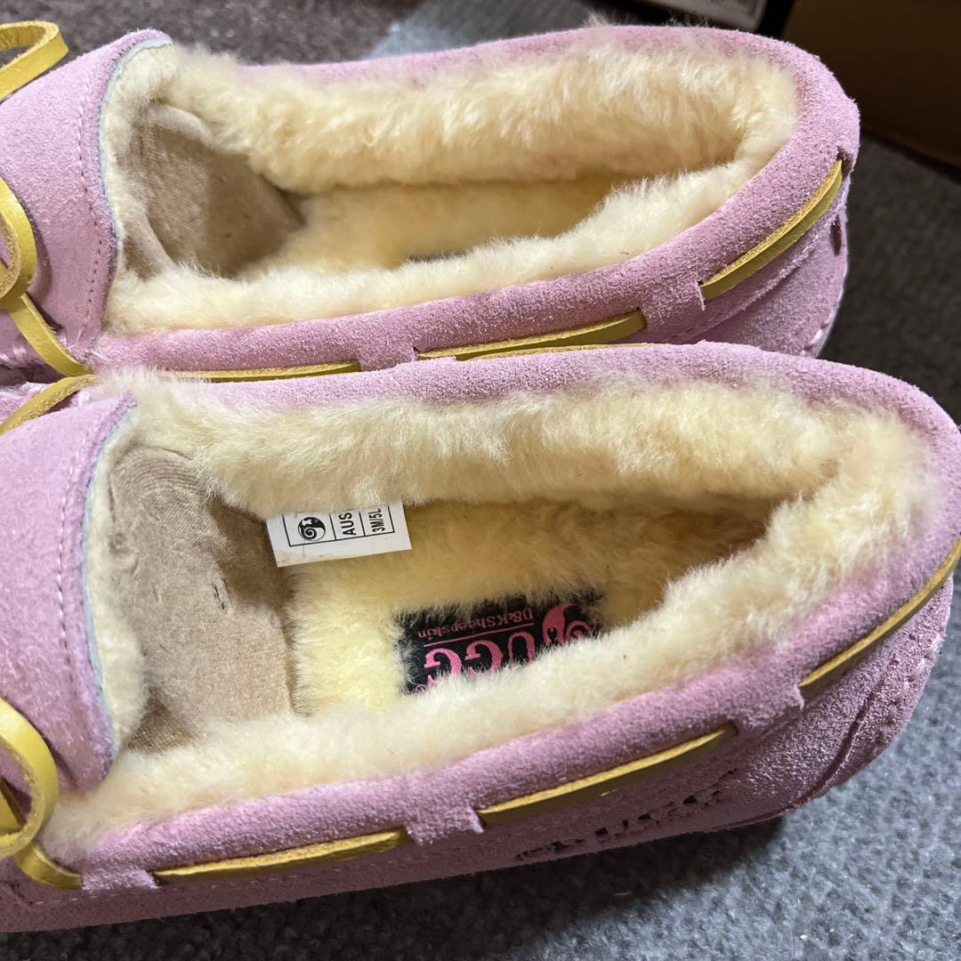 セール品新品1点物ムートンモカシンピンク22cm