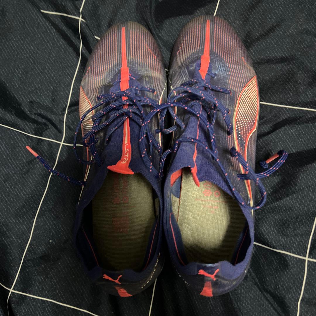 Puma Ultra 1.3 サッカーシューズ ネイビー/オレンジ