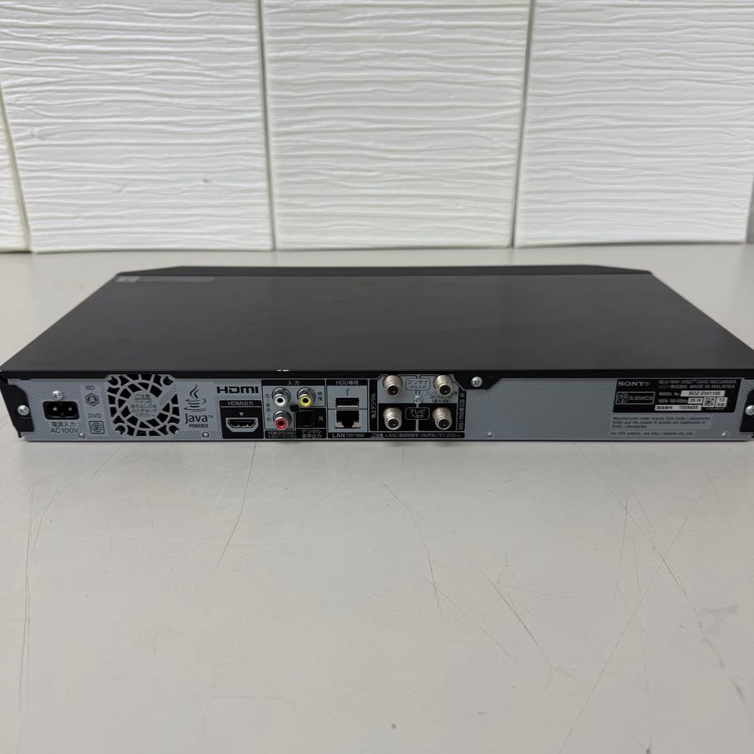 SONY ブルーレイレコーダー　ソニー　BDZ-EW1100