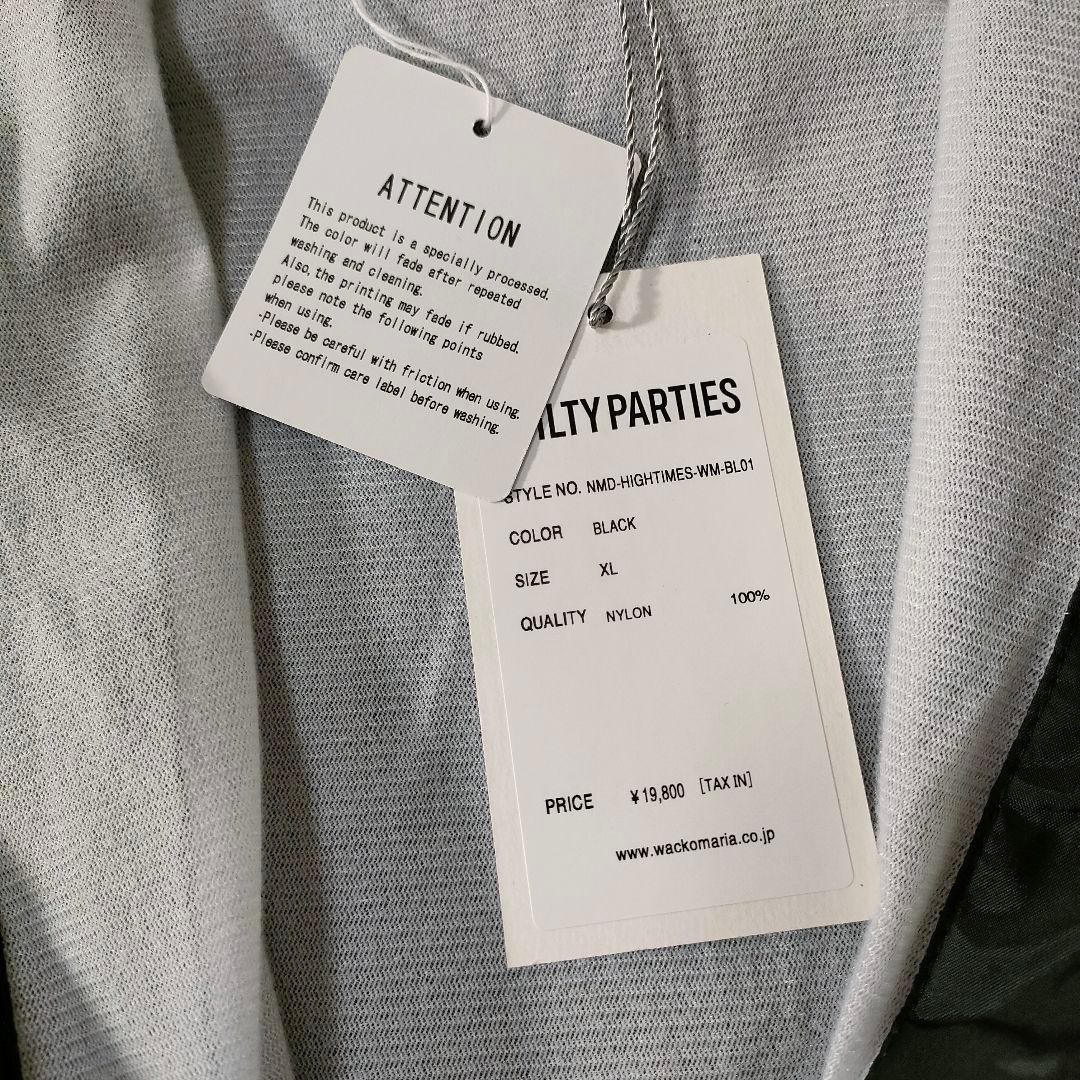 下げ札付き ワコマリア×舐達麻×ハイタイムス プリント コーチジャケット XL