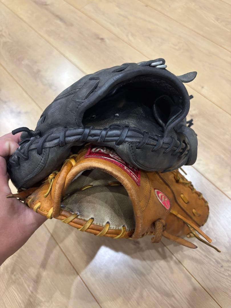 Rawlings一般キャッチャー、ファーストミット！２つセット売り！