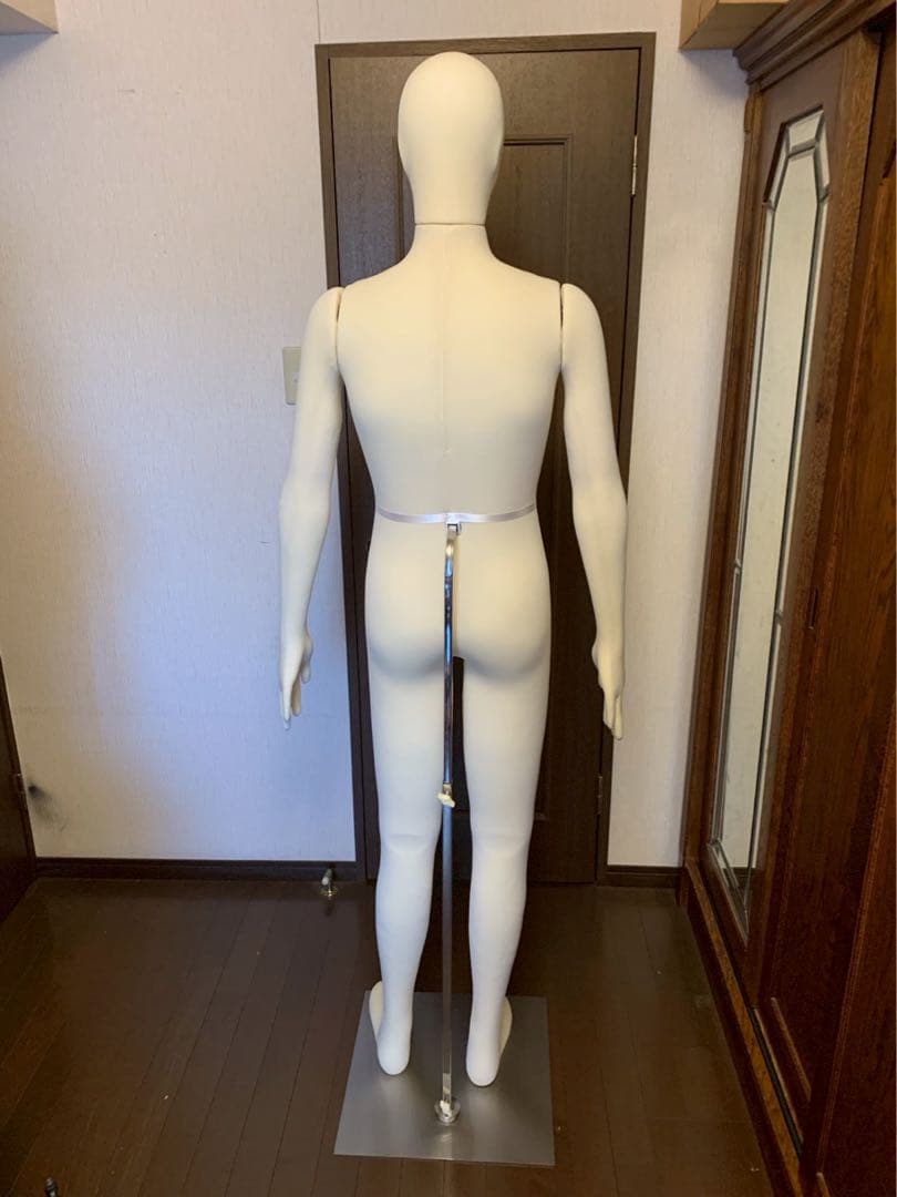 フレキシブルマネキン 成人男性用 アイボリー