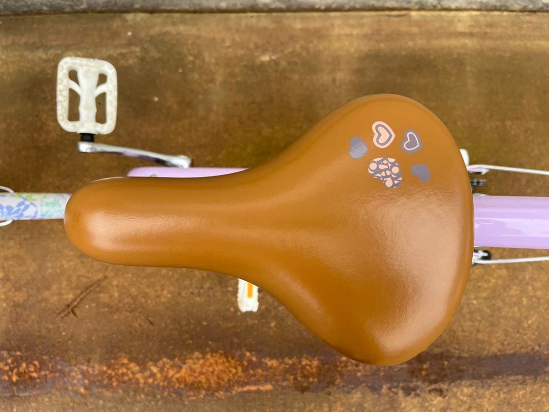 【山形県】ブリヂストン　24インチ　子供用自転車 ラベンダー色