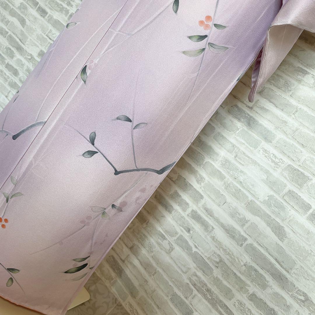 小紋　フルセット　実　枝葉　可愛らしい　お出掛け　お散歩　着物　P2