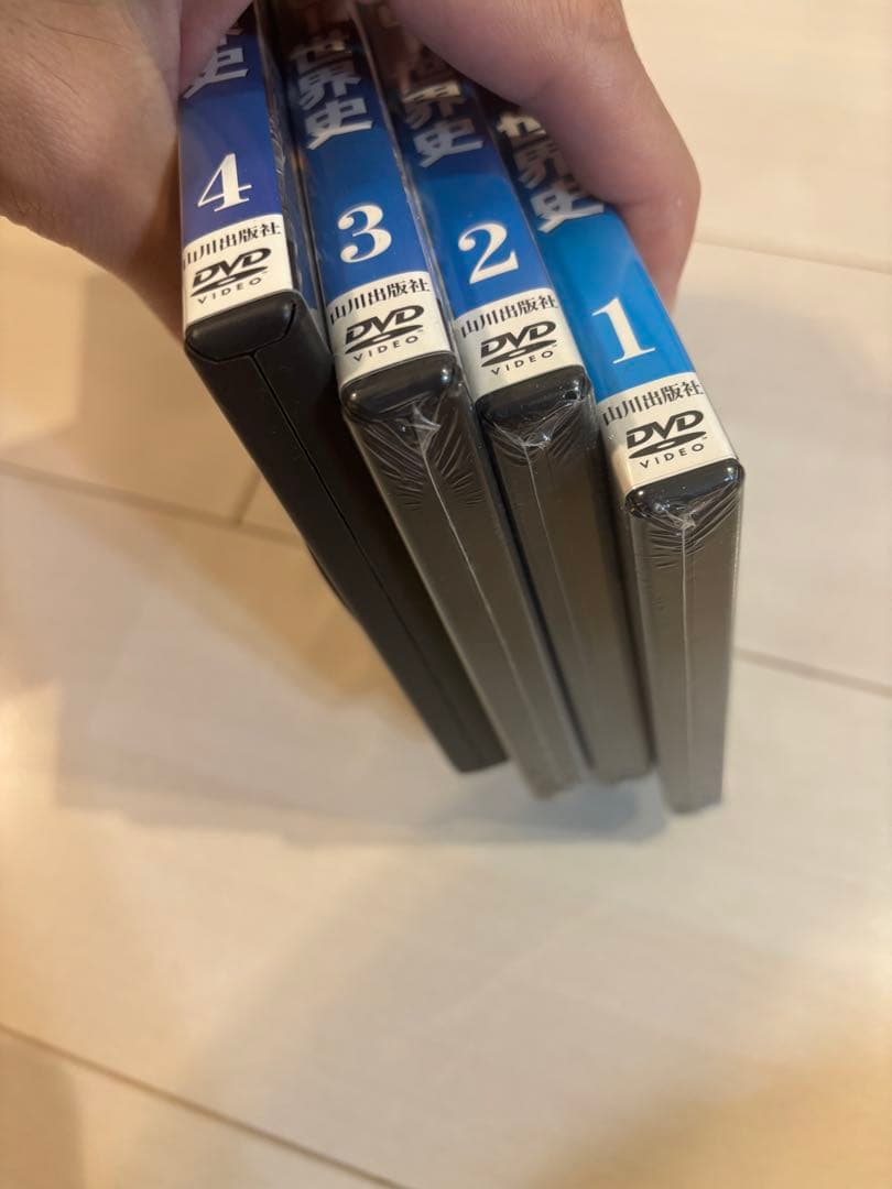 DVD4本セット　動く写真集　ムービー世界史1〜4 (4以外未開封) 山川出版社