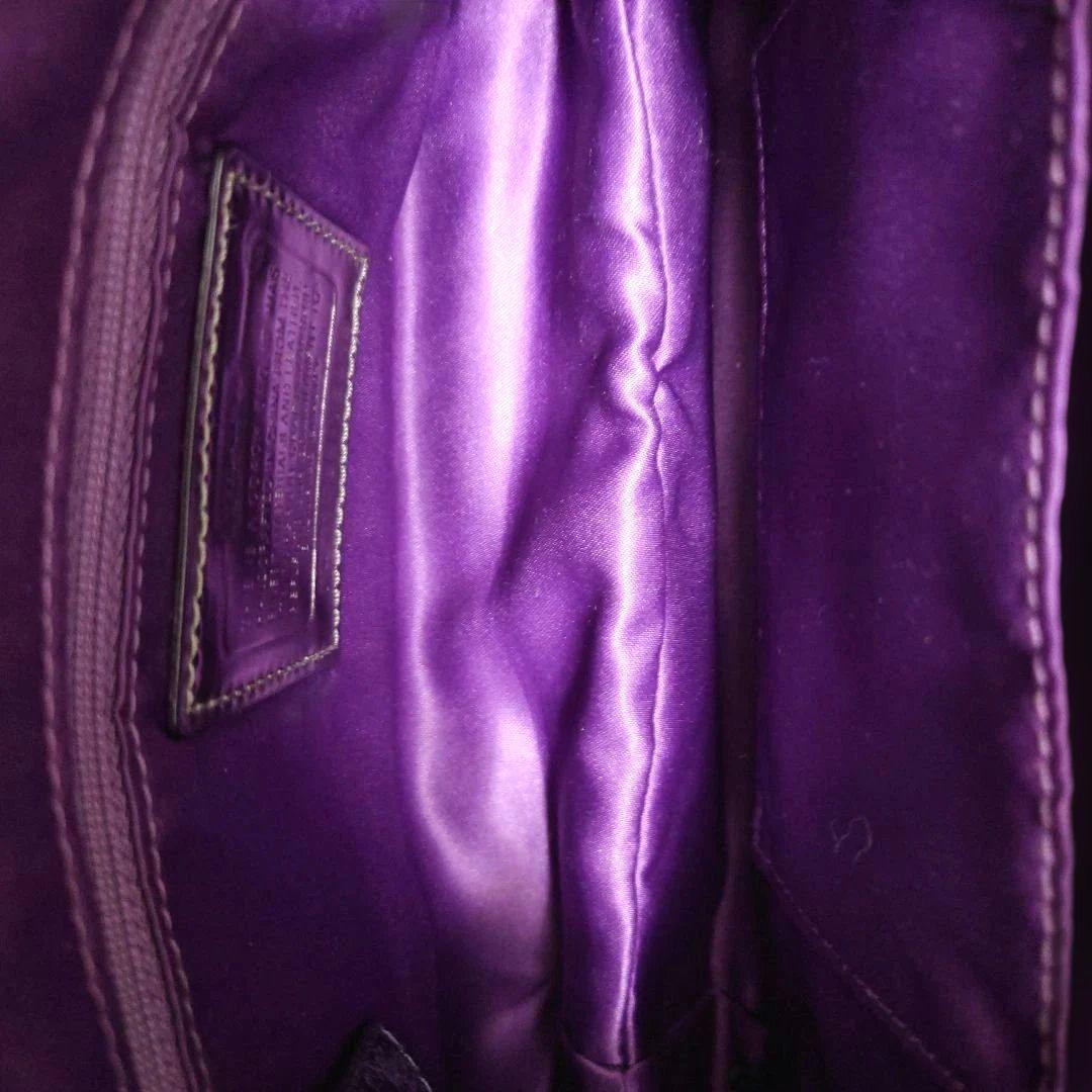 美品 COACH POPPY ハンドバッグ スパンコール