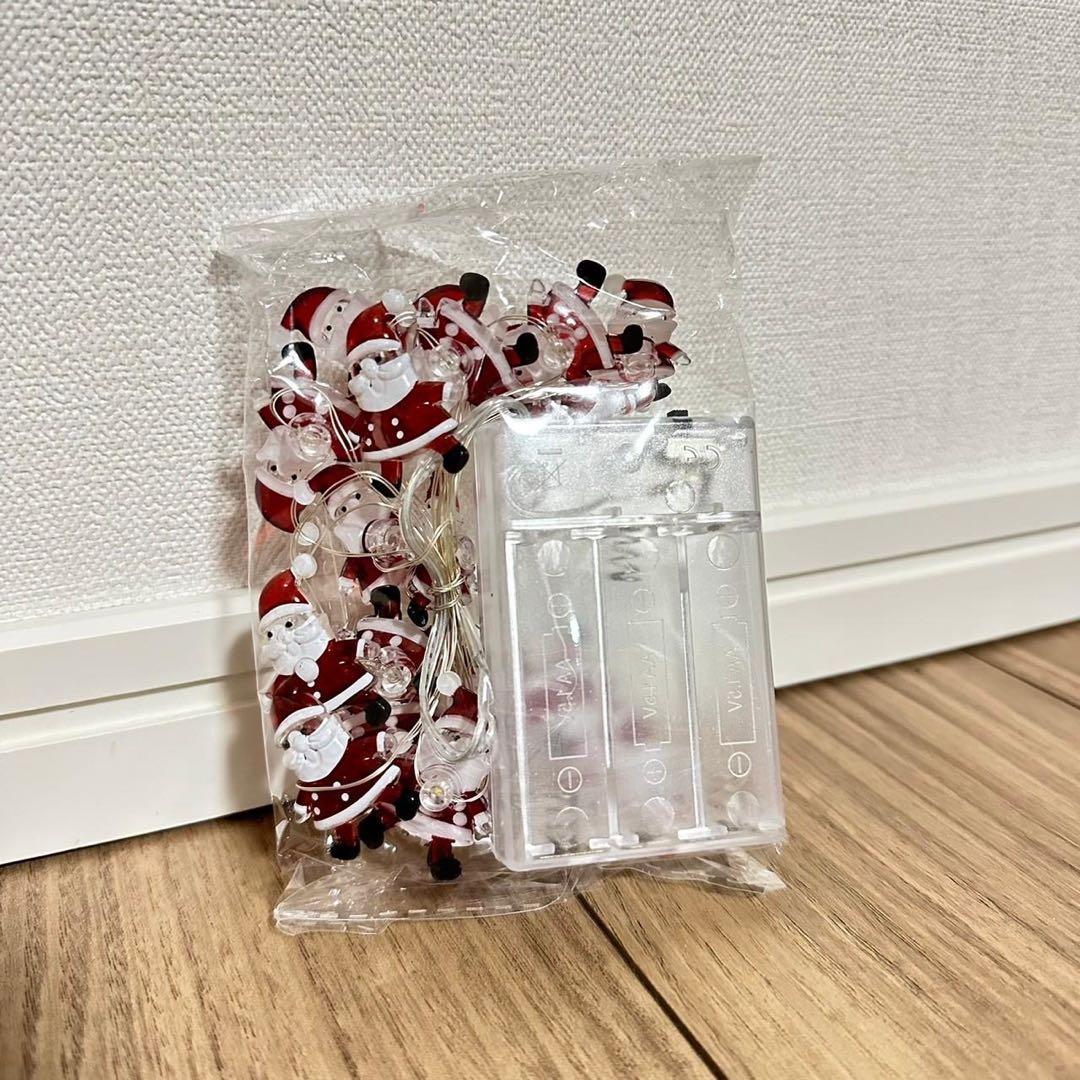 クリスマス ライト LED サンタ オーナメント 照明 電飾 イルミネーション