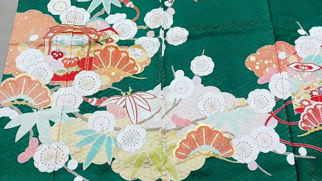 【特選京友禅】七歳お祝い着物 お仕立て付き