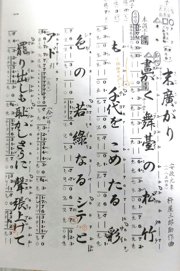 長唄　楽譜　三味線　研精会譜　80冊セット