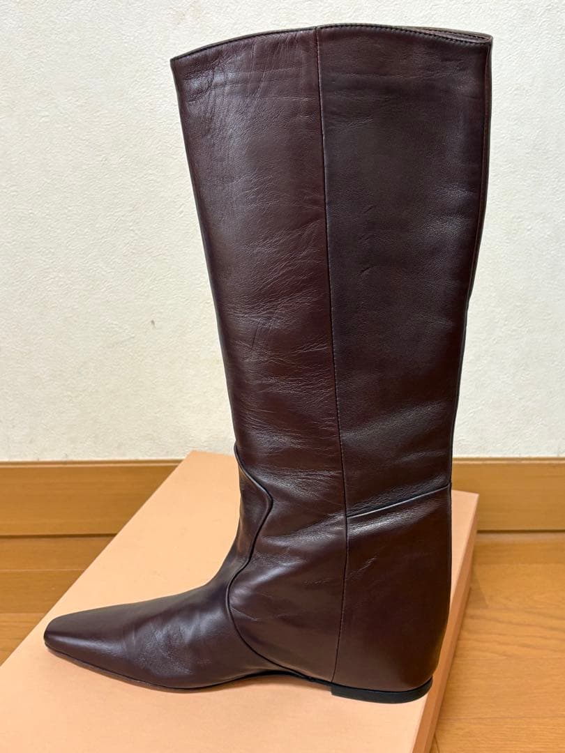 美品✨CORSO ROMA, 9 ロングブーツ　ブラウン39