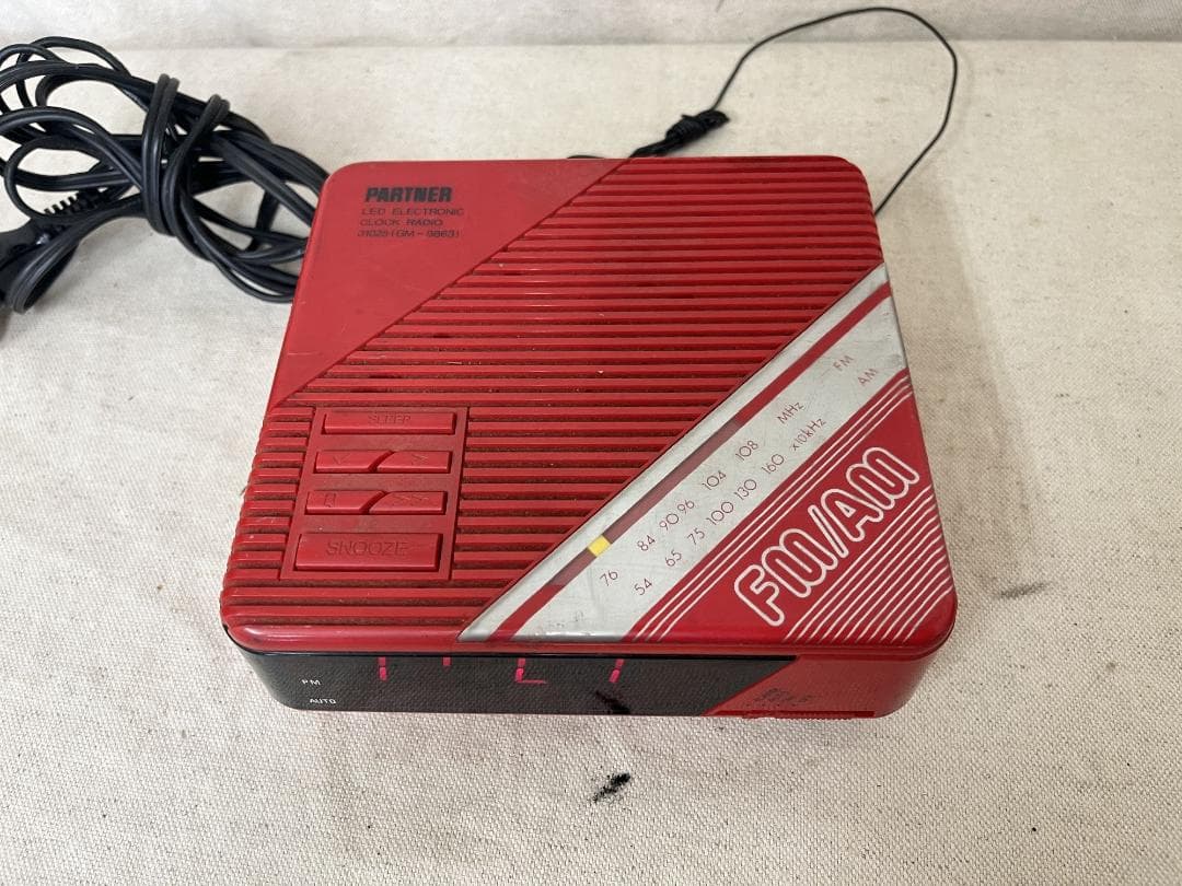 希少【アサヒコーポレーション】デジタルウォッチ＆ラジオ 1987年製 動作確認済