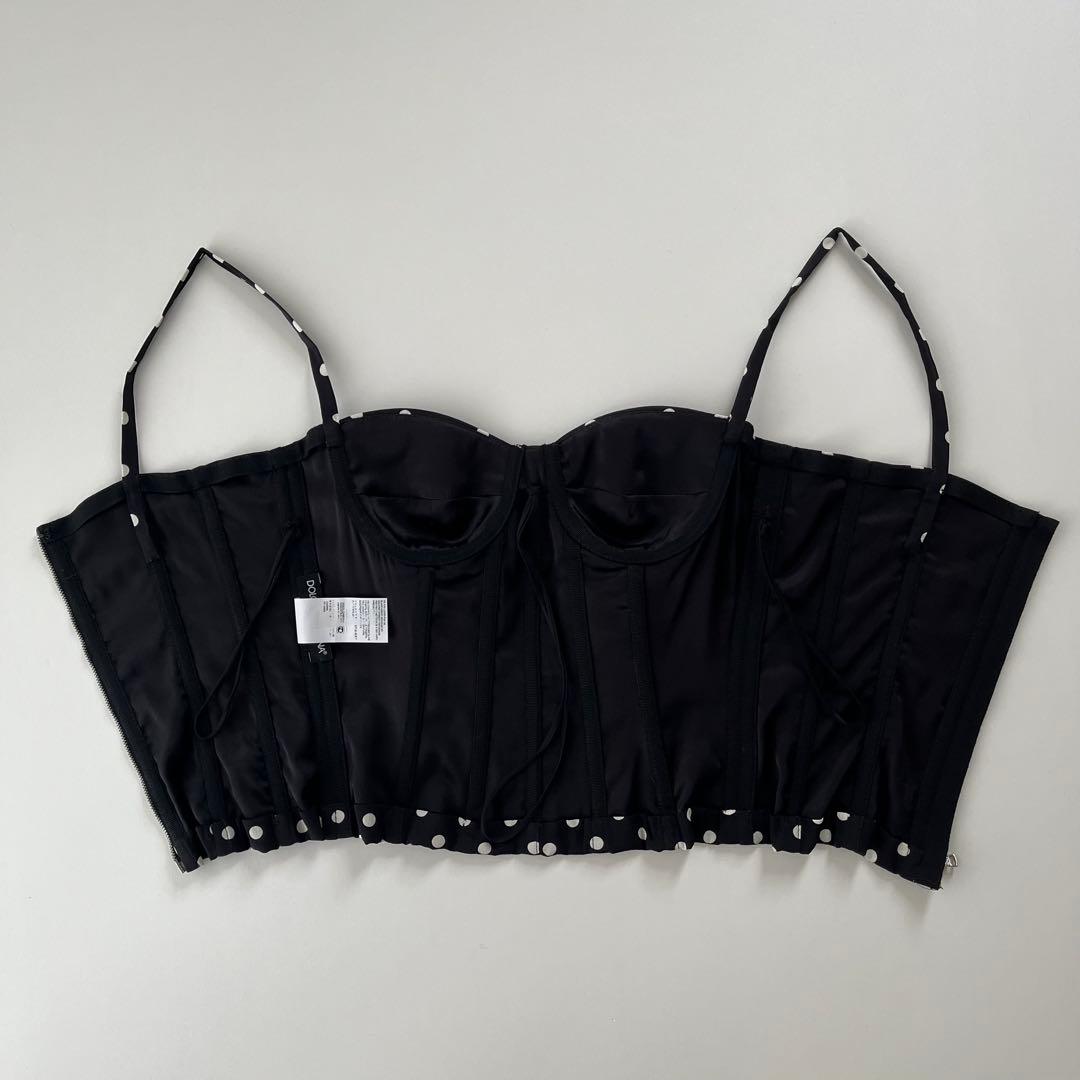 トップス DOLCE&GABBANA Polka Dot Corset Camisole