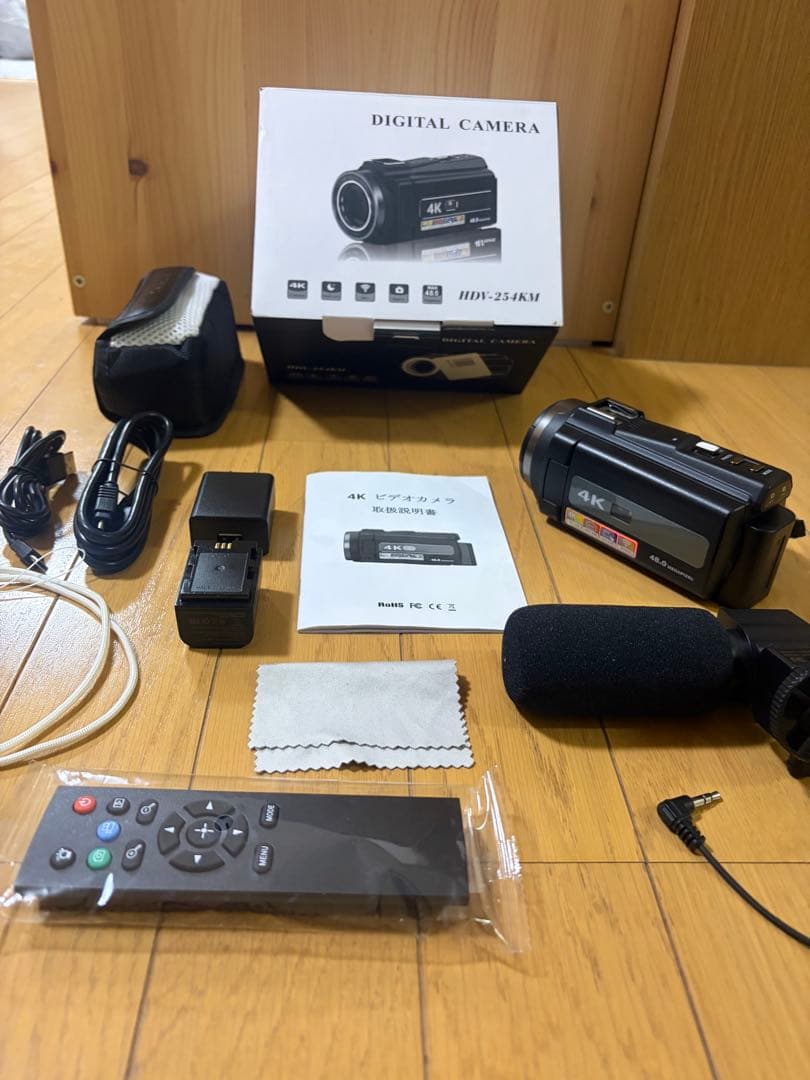 4Kビデオカメラ HDV-254KM