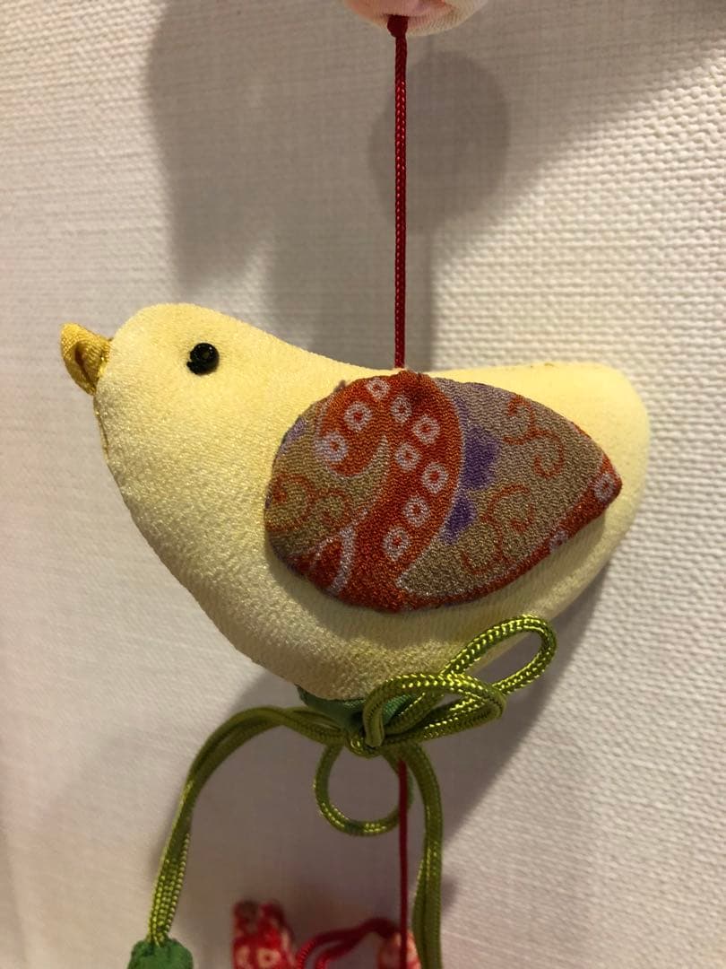 【匿名配送】桃の節句の壁掛け②　吊るし飾り　吊るし雛