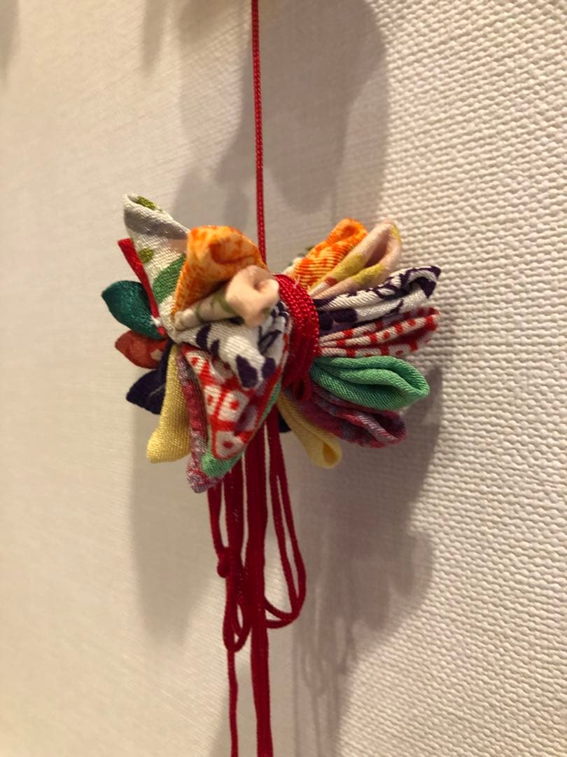 【匿名配送】桃の節句の壁掛け②　吊るし飾り　吊るし雛