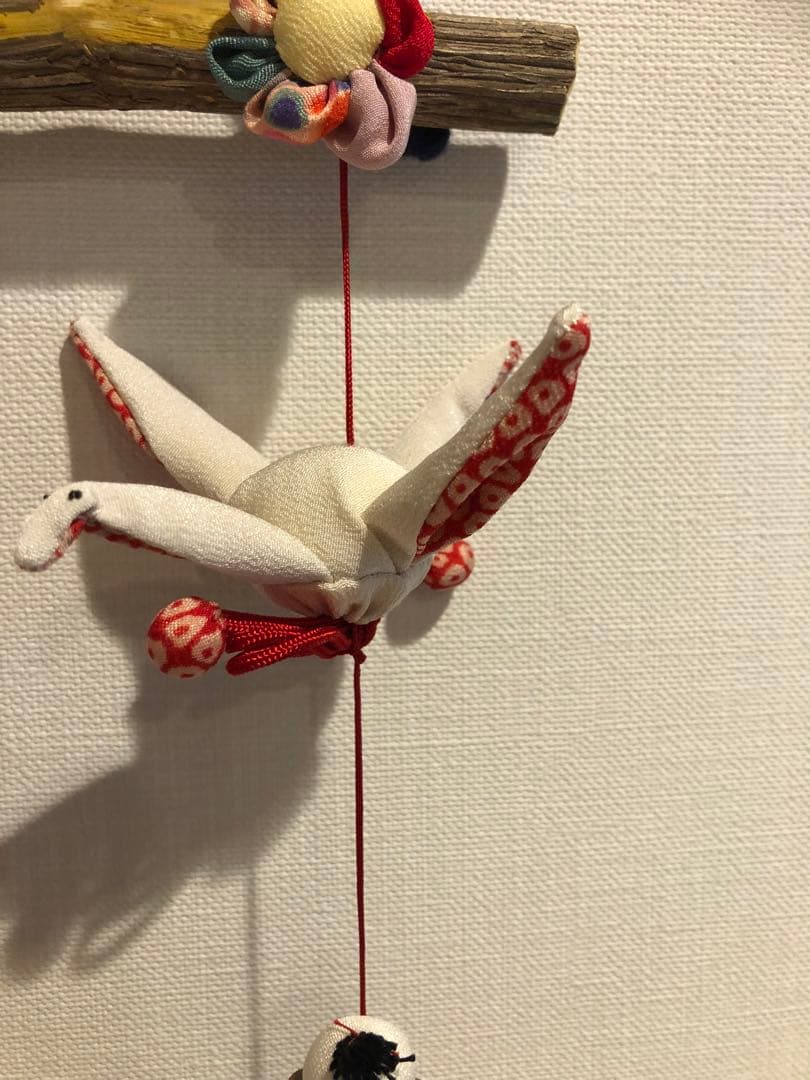 【匿名配送】桃の節句の壁掛け②　吊るし飾り　吊るし雛