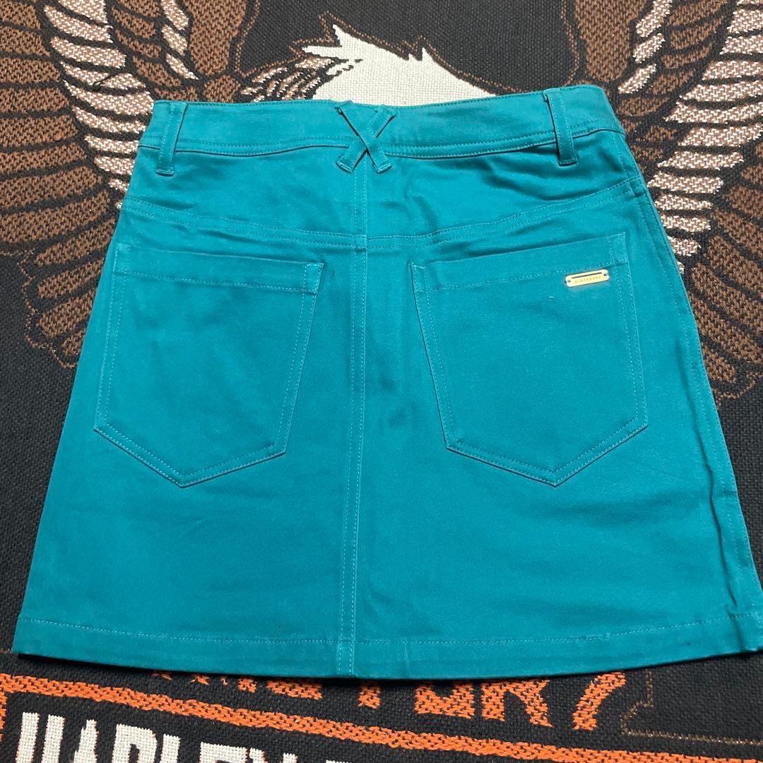 【新品未使用】St. Andrews ティール スカート S グリーン
