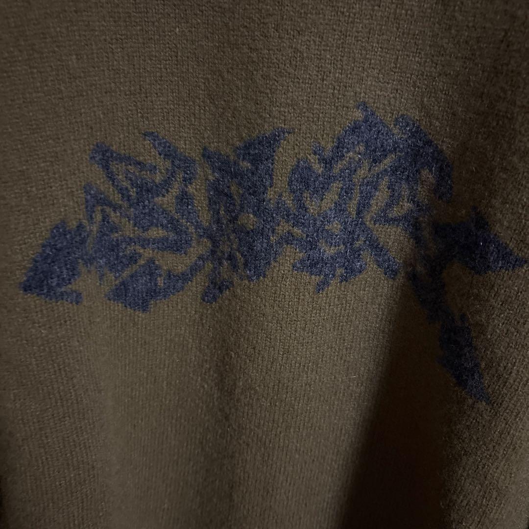 subware XL ニットセーター オリーブグリーン